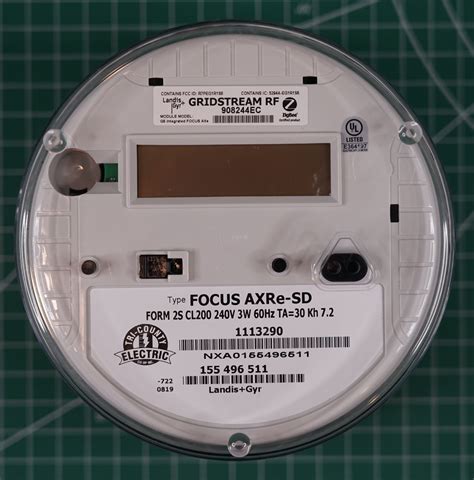 how to read a gridstream rf meter|gridstream electric meter.